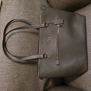 Coach Gray Gallery Tote Bag